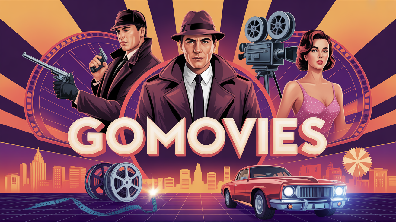 Gomovies streaming platform interface showing HD movies and TV shows